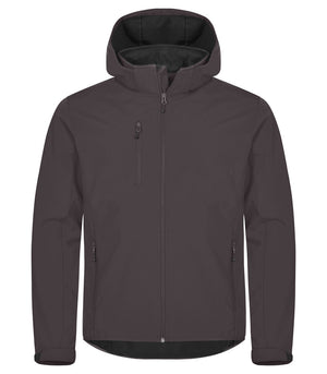 Classic Softshell Hoody Jacket - dark grey