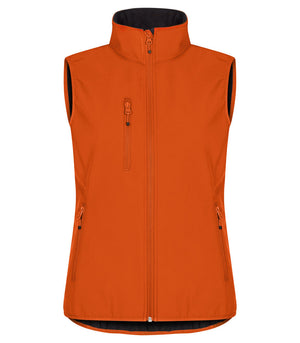 Classic Softshell Vest Women - blood orange