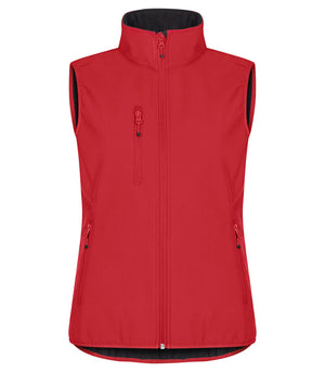 Classic Softshell Vest Women - red