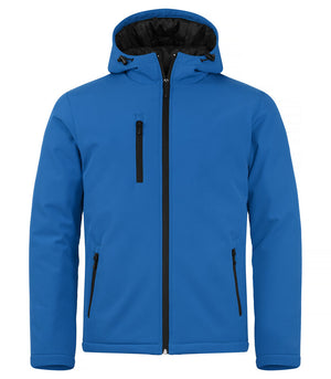 Padded Hoody Softshell Jacket - royal blue