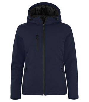 Padded Hoody Softshell Jacket Women - dark navy