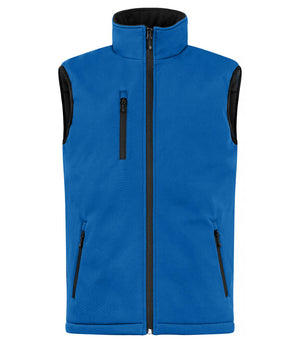 Padded Softshell Vest - royal blue