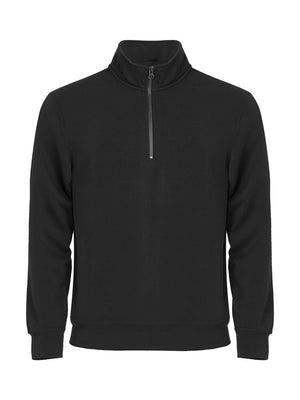 Basic Half Zip - black
