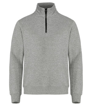 Classic Half Zip - grey melange