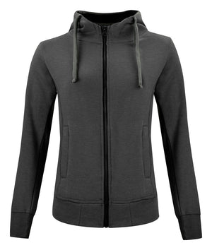 Classic Hoody Full Zip Women - antracit melange