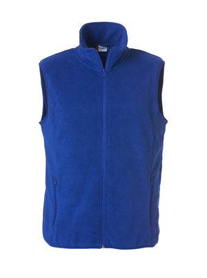 Basic Polar Fleece Vest - royal blue