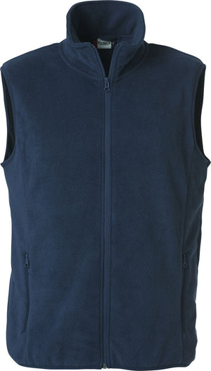 Basic Polar Fleece Vest - dark navy