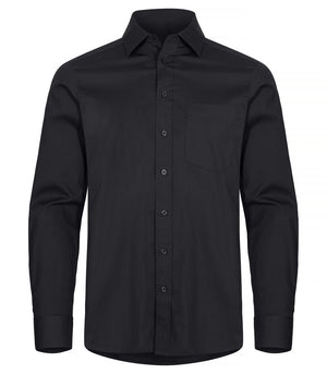 Stretch Shirt L/S - black