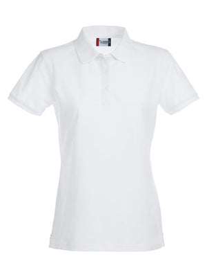 Stretch Premium Polo Women - white