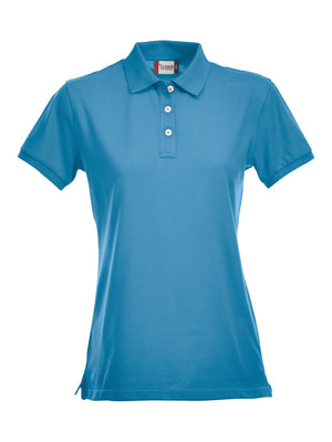Stretch Premium Polo Women - turquoise