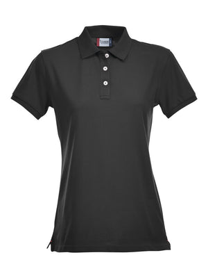 Stretch Premium Polo Women - black