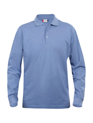 Classic Lincoln L/S Polo - light blue