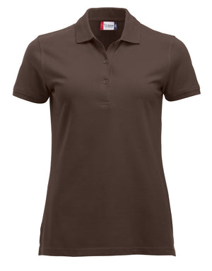 Classic Marion S/S Polo - dark mocca
