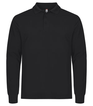 Manhattan L/S Polo - black