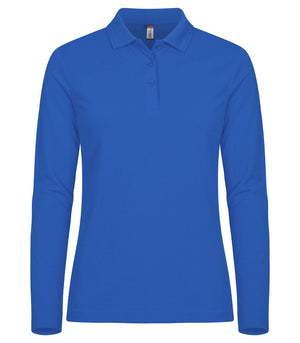 Manhattan Women L/S Polo - royal blue