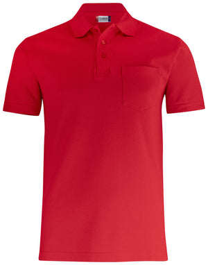 Basic Polo w. Pocket - red