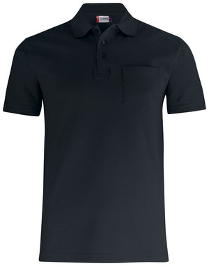 Basic Polo w. Pocket - black