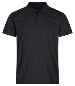 Single Jersey Polo - black