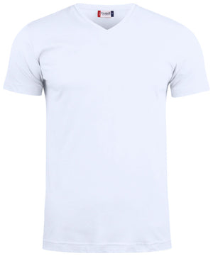 Basic-T V-neck - white