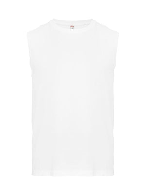 Sleeveless T - white