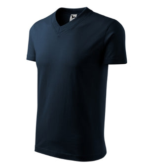 Malfini V-neck T-shirt unisex - navy blue