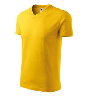 Malfini V-neck T-shirt unisex - yellow