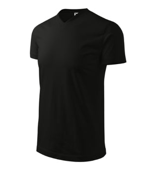Malfini Heavy V-neck T-shirt unisex - black