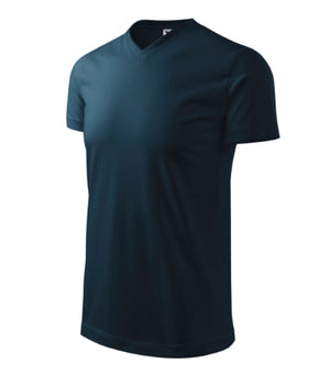 Malfini Heavy V-neck T-shirt unisex - navy blue