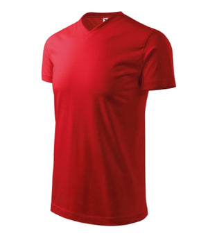 Malfini Heavy V-neck T-shirt unisex - red