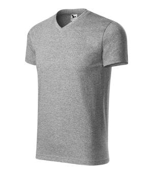 Malfini Heavy V-neck T-shirt unisex - dark gray melange