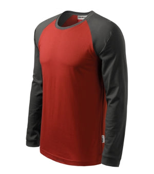 Malfini Street LS T-shirt unisex - marlboro red
