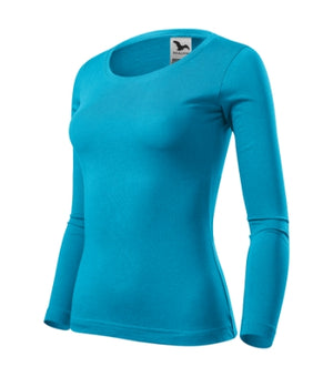 Malfini Fit-T LS T-shirt women’s - blue atoll