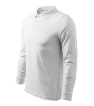 Malfini Single J. LS Polo Shirt men’s - white