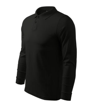 Malfini Single J. LS Polo Shirt men’s - black