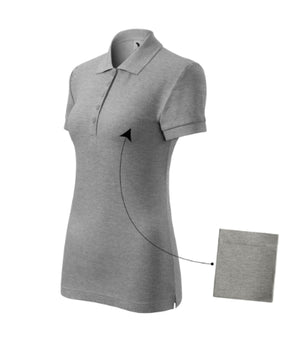 Malfini Cotton Polo Shirt women’s - dark gray melange