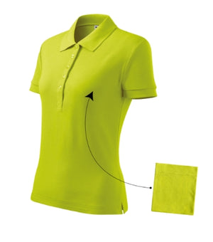 Malfini Cotton Polo Shirt women’s - lime punch