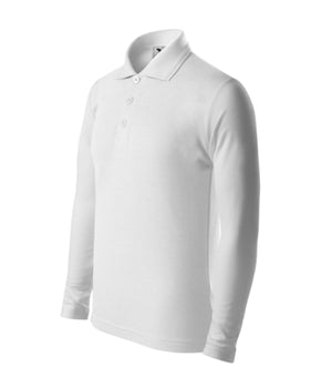 Malfini Pique Polo LS Polo Shirt Kids - white