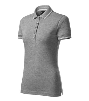 Malfini Perfection plain Polo Shirt women’s - dark gray melange
