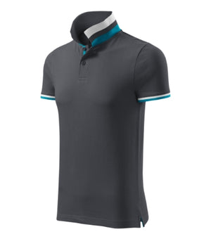 Malfini Collar Up Polo Shirt men’s - light anthracite