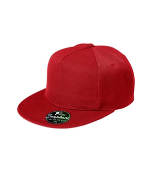 Malfini Rap 5P Cap unisex - red