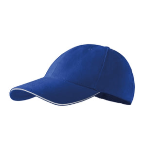 Malfini Sandwich 6P Cap unisex - royal blue