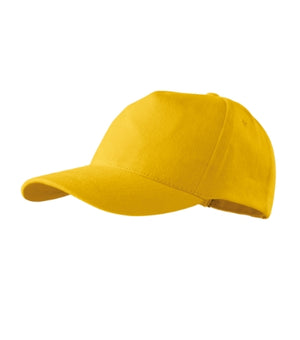 Malfini 5P Cap unisex - yellow