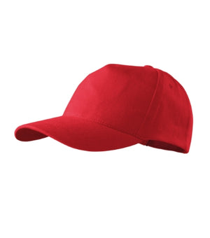 Malfini 5P Cap unisex - red