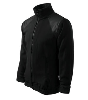Malfini Jacket Hi-Q Fleece unisex - black 01 (brand label)