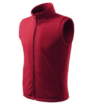Malfini Next Fleece Vest unisex - marlboro red