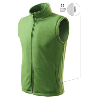 Malfini Next Fleece Vest unisex - grass green 39 (brand label)