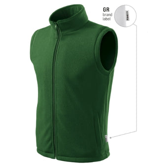 Malfini Next Fleece Vest unisex - bottle green 06 (brand label)