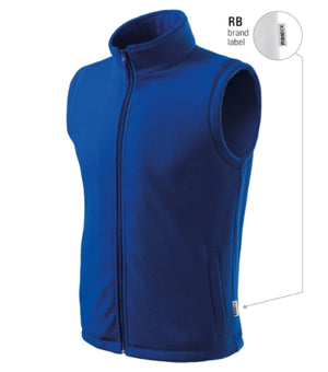 Malfini Next Fleece Vest unisex - royal blue 05 (brand label)