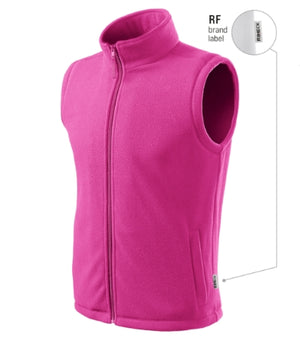 Malfini Next Fleece Vest unisex - fuchsia red 49 (brand label)