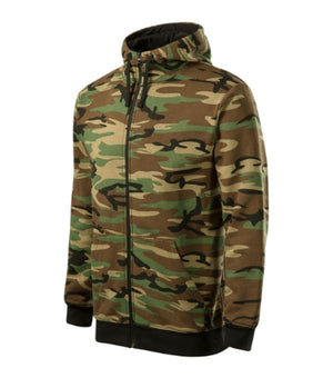 Malfini Camo Zipper Sweatshirt men’s - camouflage brown